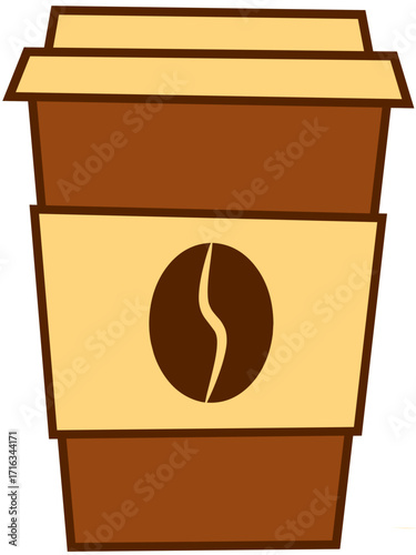 illustration of a takeaway coffee cup