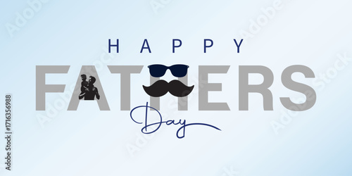 Happy fathers Day, vector and eps file