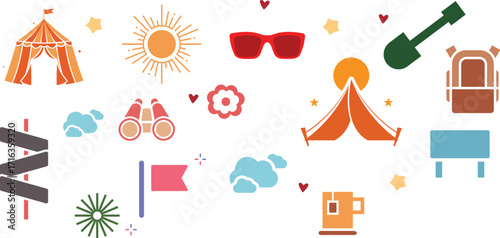 Vector set of isolated transportation vehicle icons, including car, truck, bus, train, taxi, van, ship, cargo, and airplane silhouettes on a gray background