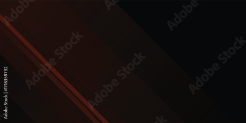 Black and orange modern abstract background with yellow glowing pattern