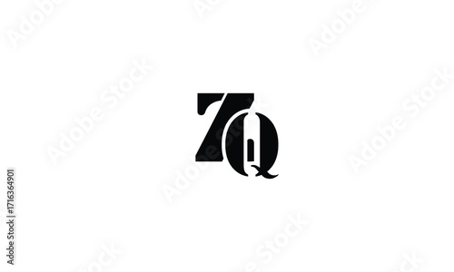 ZQ,QZ,Z,Q,Q,Z abstract, letters, logo, monogram, style, symbols, ambitions, icons, 
