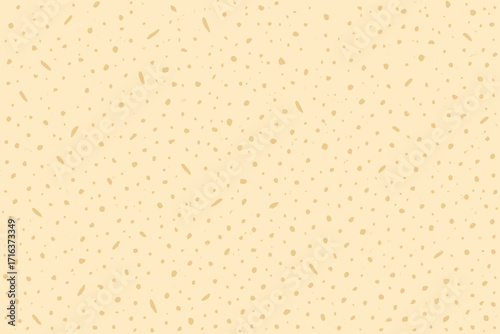 Light beige rice paper texture. Washi eggshell background with grains and speckles. Ecru recycled handmade craft material backdrop. Seamless vector pattern for natural design.