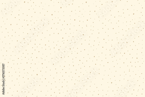 Light cream grain paper texture. Vintage ecru background with dots, speckles, and flecks. Natural craft repeating wallpaper. Abstract grunge surface with particles.