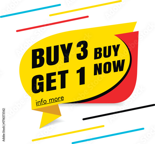 buy get free sale banner template