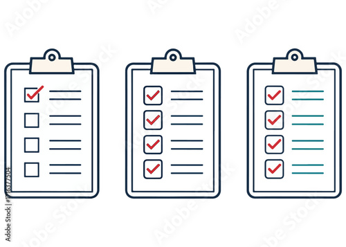 Checklist Icon Vector Illustration with Task Management and Completed Items Representing Productivity and Efficiency in Various Sectors