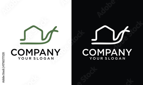 Creative Real estate logo design.  modern and elegant style design. bussines logo design template