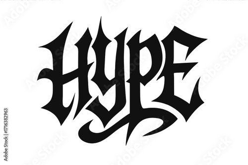 Chill slogan tee print design with distorted typography and modern gothic graffiti style, grunge lettering word art, flat vector illustration for embroidery and streetwear fashion