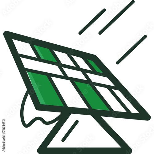 the image displays the a Solar Energy Icon .