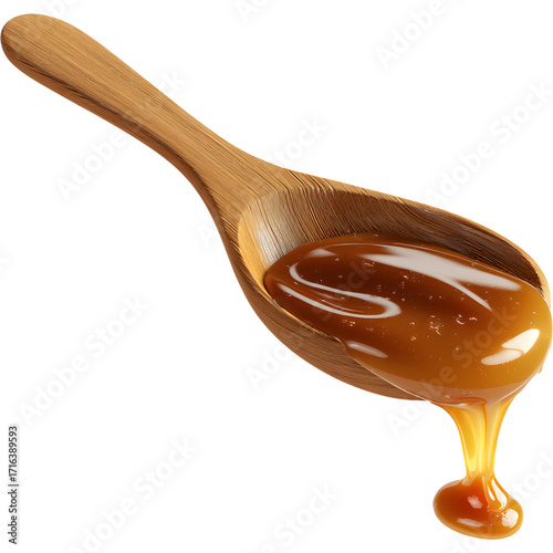 Wallpaper Mural caramel dripping from a wooden spoon  Torontodigital.ca
