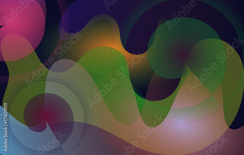 Abstract Colorful Gradient Wave Background with Fluid Shapes and Vibrant Swirls – Modern Digital Art Design"