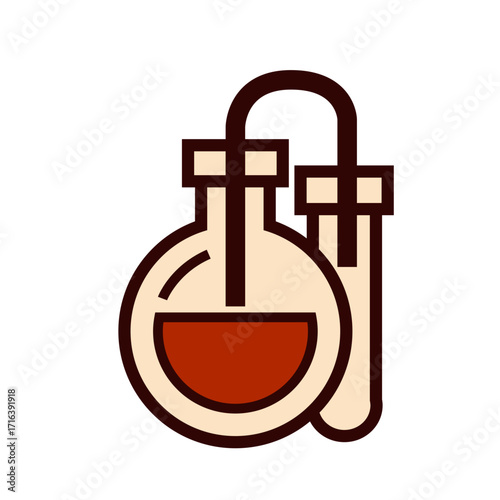 the image displays the a Chemical Icon .