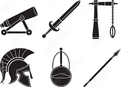 Ancient weaponry collection