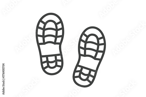 Stairs up icon linear style vector cartoon illustration with transparent background ordered set symbol upward steps climbing concept design for navigation and interface
