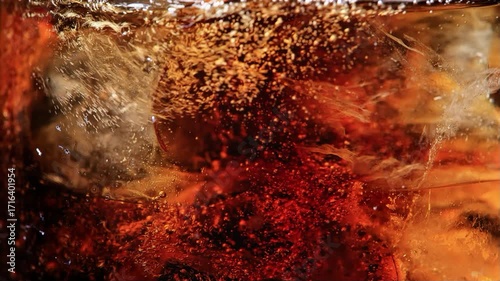 Getränk mit Eiswürfel Slow Motion 4K_120 FPS mit drehbewegung