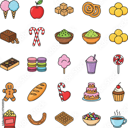 Festival Sweets Icons