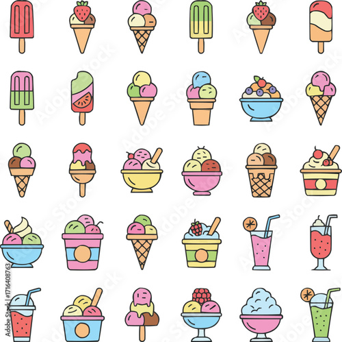Frozen Treats Icons