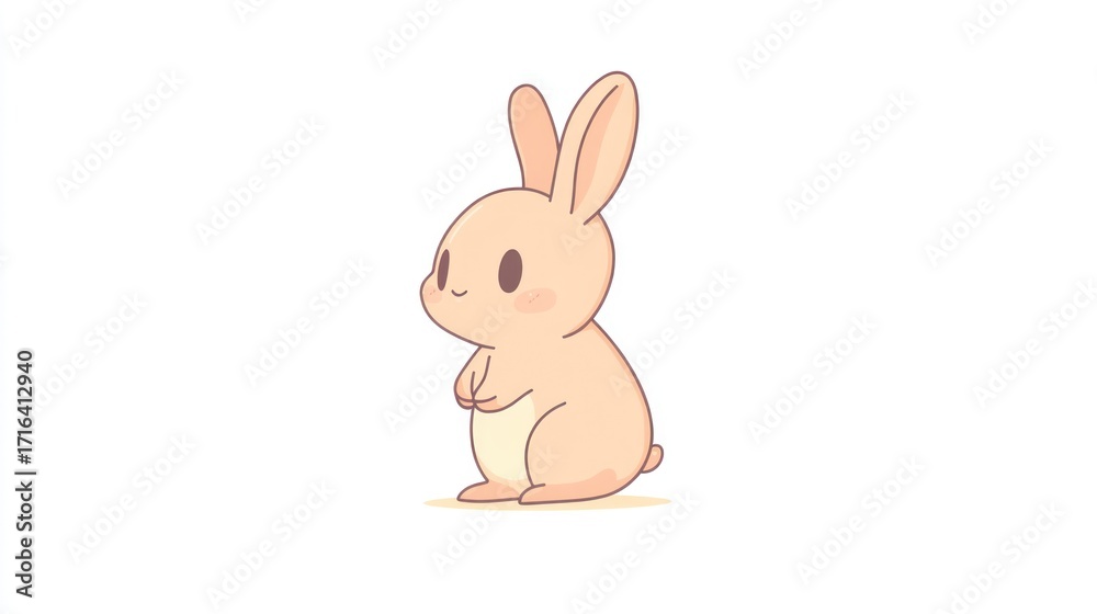 Obraz premium Cute rabbit illustration