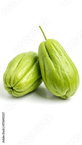 Wallpaper Mural Two fresh green chayote squash Torontodigital.ca