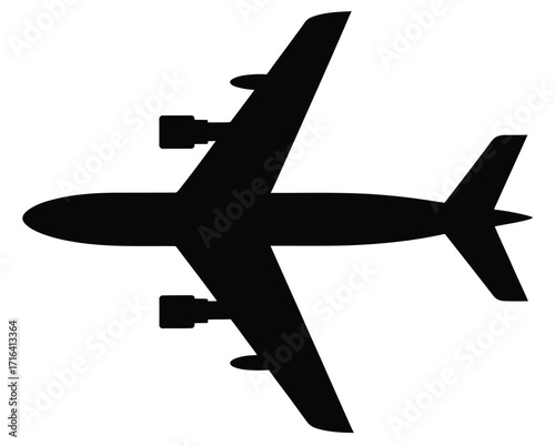 Silhouette of an Airplane