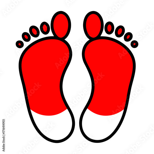 Lakshmi feet icon