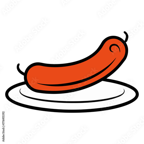 hot dog and sausage