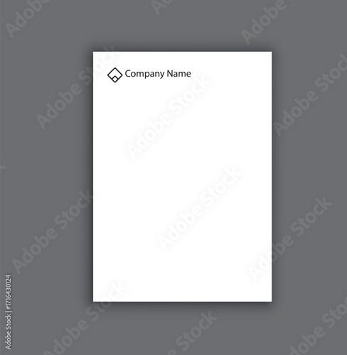 corporate simple letterhead design template. creative modern letterhead design template for your business. letterhead, letterhead, simple minimal letterhead design.