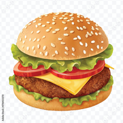 realistic 3d delicious fast food icons (fried chicken,  pizza slice , french fries ) set isolated on transparent background