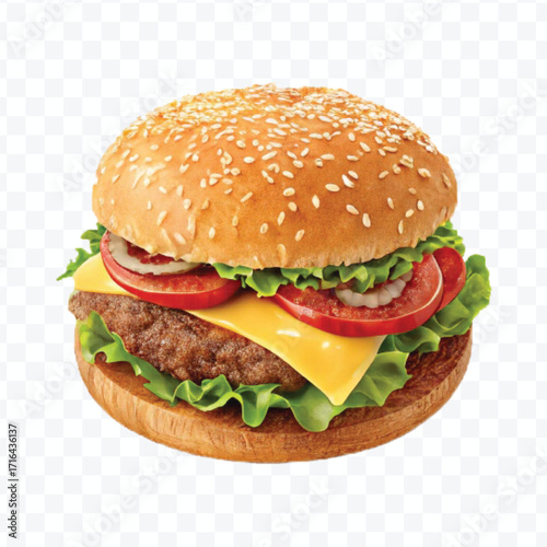 realistic 3d delicious fast food icons (fried chicken,  pizza slice , french fries ) set isolated on transparent background