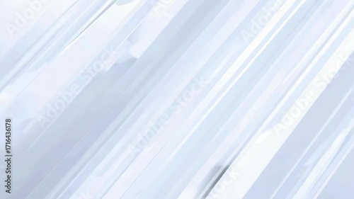 Elegant light grey seamless looped background with diagonal white stripes and minimal geometric 3D luxury design
