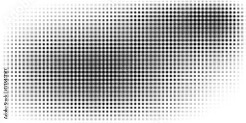 Halftone faded gradient texture. Grunge halftone grit background. White and black sand noise wallpaper. Retro pixilated vector backdrop