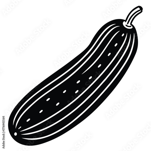 cucumber icon on white background