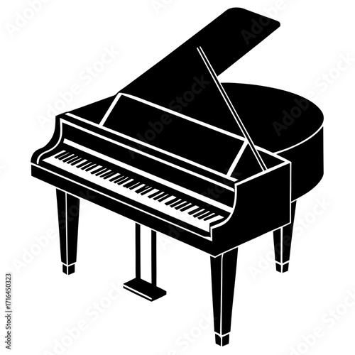 piano keys vector illustration