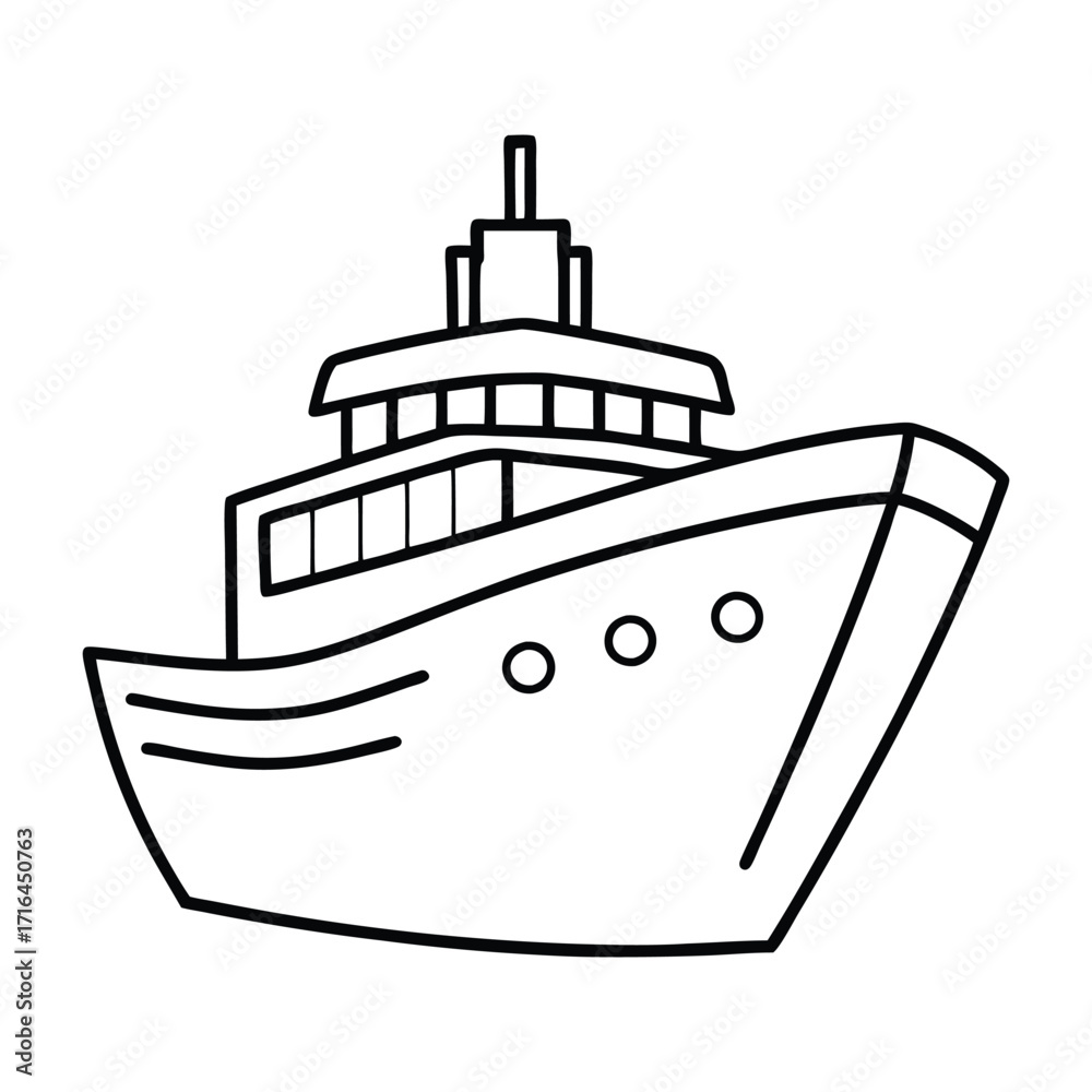 Obraz premium ship Svg