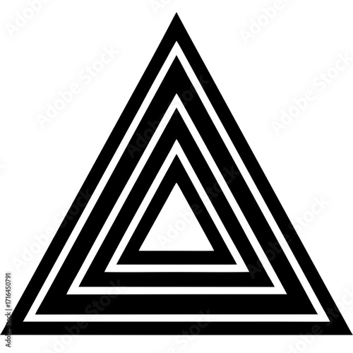 abstract triangle shape