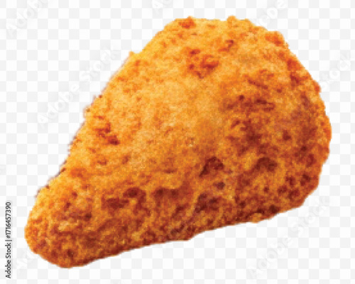 realistic 3d delicious fast food icons (fried chicken,  pizza slice , french fries ) set isolated on transparent background