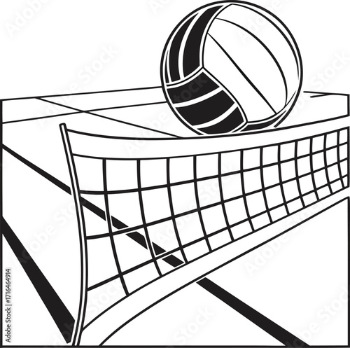 Vector sports equipment and shopping cart illustration in market concept design
