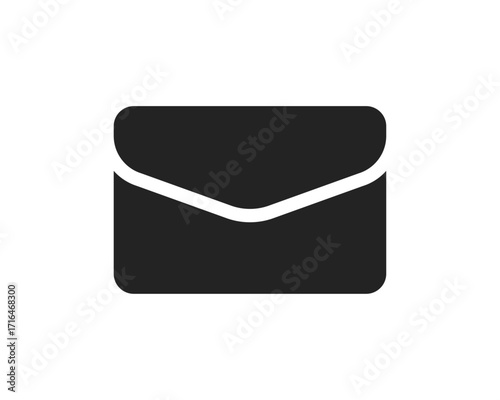 Email and message envelope icon representing communication, inbox, contact, notification, sending and receiving mail, online chat, digital correspondence