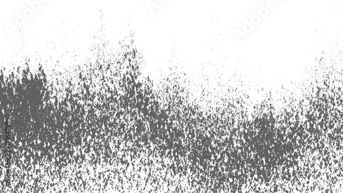 Abstract grunge texture effect, scratch and dust particle grain on white background. Abstract texture on white background, dirt overlay or screen effect use for grunge background. 