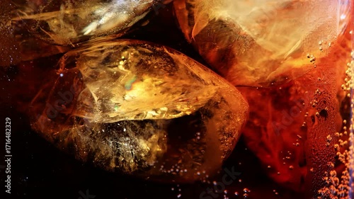 Getränk mit Eiswürfel Slow Motion 4K_120 FPS mit drehbewegung