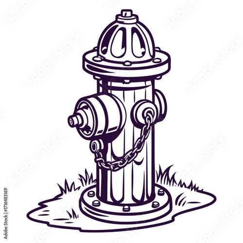 Fishing Lure Illustration Hooked Fish Vector Design for Angling Enthusiasts