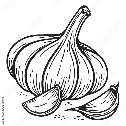 Enchanting Lily and Crystal Illustration - A Symbol of Purity, Magic, and Natural Beauty