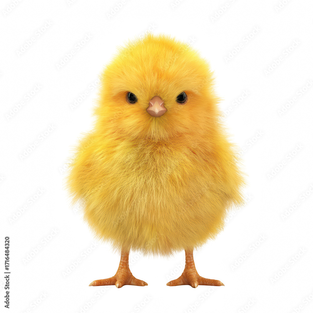 Obraz premium cute yellow easter chick