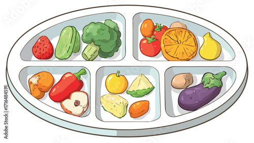 Baby Led Weaning Plate Clipart: A Visual Guide for Solid Food Introduction