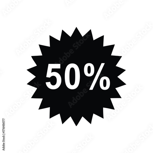 fifty percent discount. best choice label