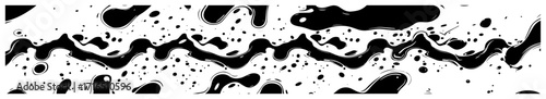 Seamless Background with an Abstract Liquid Shapes