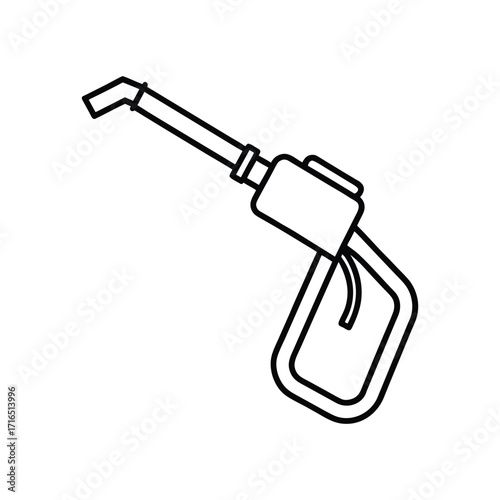 fuel pump logo icon on white background