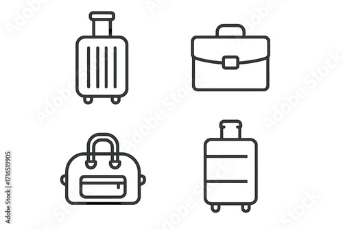 Minimalistic thin icon of van with ice, vector cartoon illustration for web, graphic design, apps, banners, social networks, cards, transportation, delivery vehicle symbol