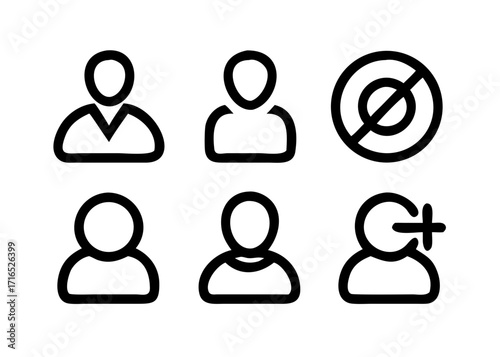 Premium set of user line icons.Vector icon set featuring exclusive benefit line icons for loyalty programs and rewards
