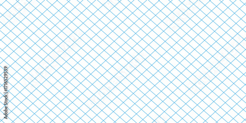 Seamless checkered texture. Journal planer page with dotted grid. Simple square graph paper texture. Retro bullet notebook background. Repeated school math sheet wallpaper.