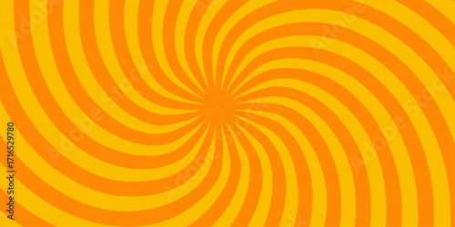 Sun rays, old paper with stains - Vector